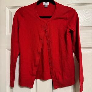 Old Navy Bright Red Knit Top